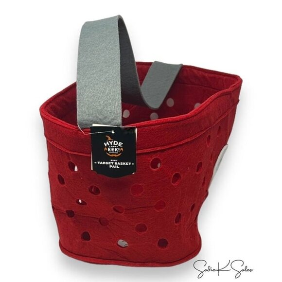 Target 8" Plush Target Basket Halloween Trick or Treat Pail - Hyde & Eek 2024 - Picture 6 of 8